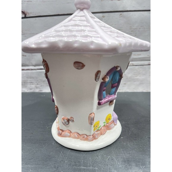 Vintage Disney Mickey and Minnie Teleflora Vase/Ceramic Container With Lid - Picture 4 of 11